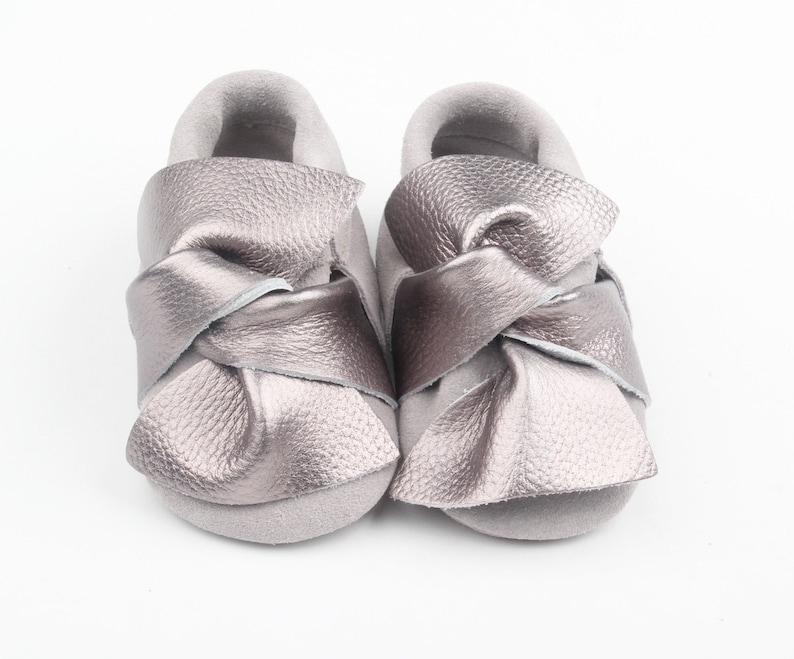 Bianca Knot Moccasins Baby /& Toddler First Shoes