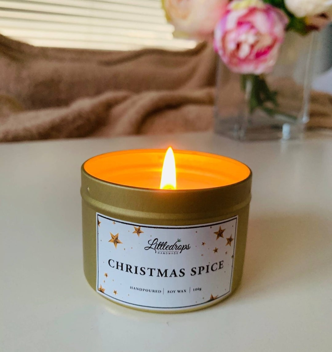 Christmas Spice Candle Gift Box Spiced Christmas Candle Etsy UK