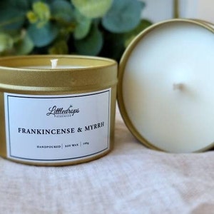 Gold Frankincense and Myrrh Christmas Gift Set, Frankincense Resin