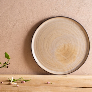 Ceramic Handmade Small Dessert Plates, Side Plates - 2 Small Dessert Plates, Pottery Rustic Colorful Dessert Plate Set