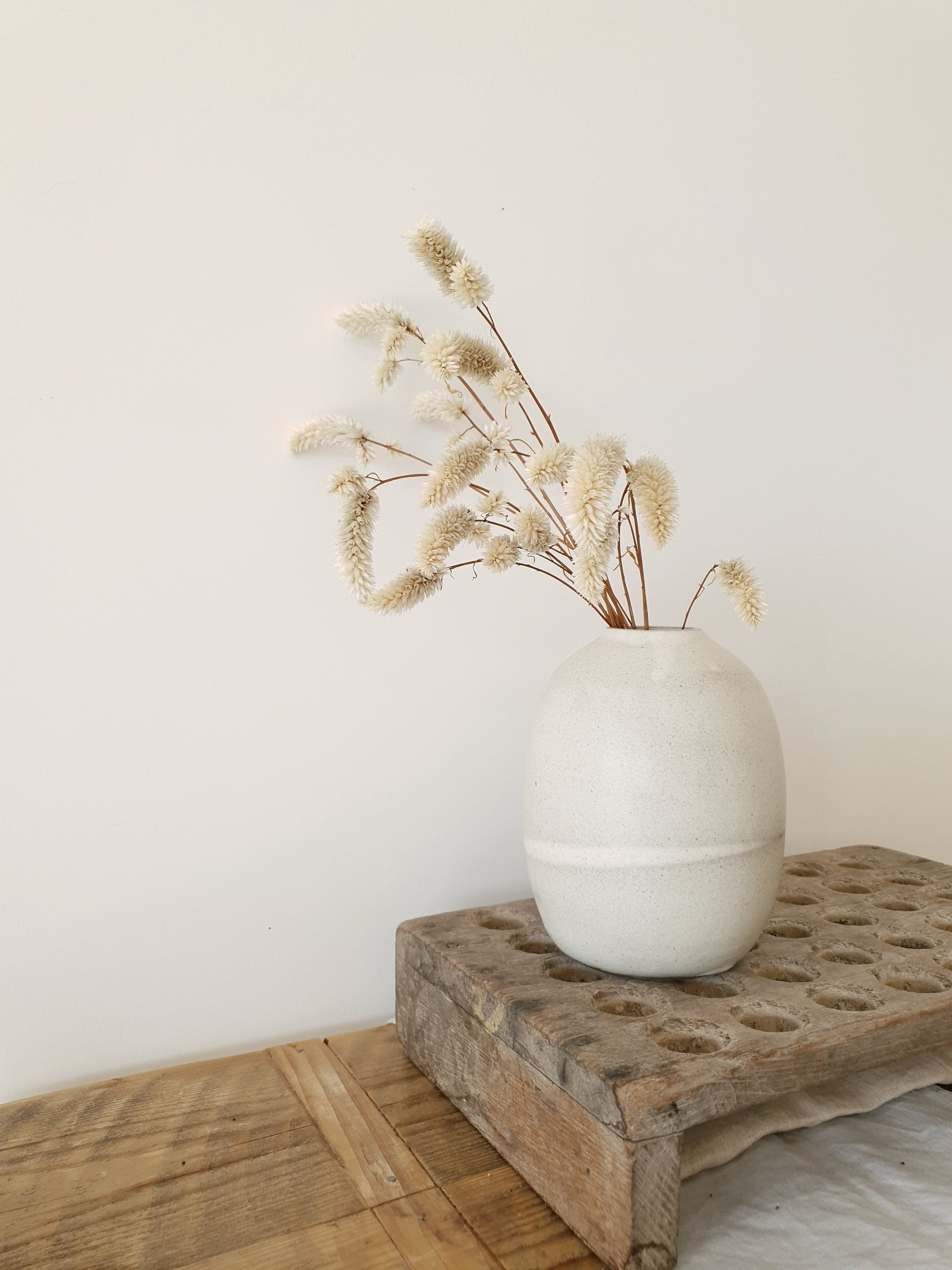 Vase en Céramique de Bouteille, Cadeau Mariage Poterie, Pot Fleur, Vase Bourgeon, Stoneware, Moderne