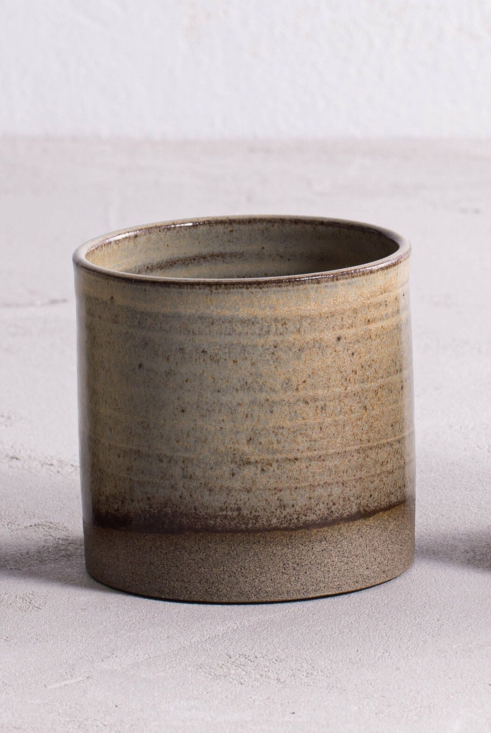 A Set of 4 Ceramic Mugs Four Pottery Mugs Coffee/tea Etsy