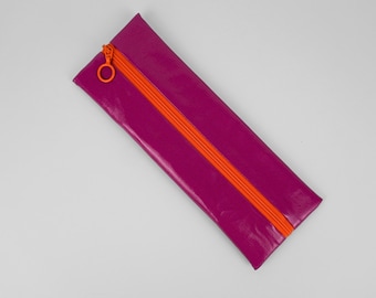 Toothbrush case, flat cosmetic bag or pencil case