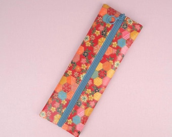 Toothbrush case, flat cosmetic bag or pencil case