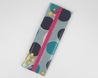 Toothbrush case, flat cosmetic bag or pencil case