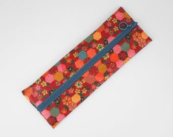 Toothbrush case, flat cosmetic bag or pencil case