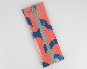 Toothbrush case, flat cosmetic bag or pencil case