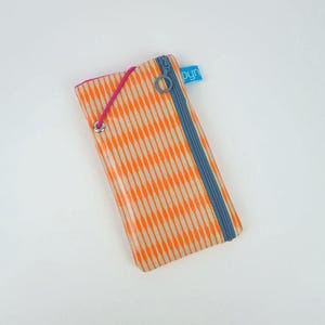 Op maat gemaakte mobiele telefoonhoes met extra ritsvak