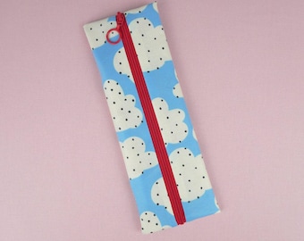 Toothbrush case, flat cosmetic bag or pencil case