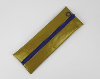 Toothbrush case, flat cosmetic bag or pencil case