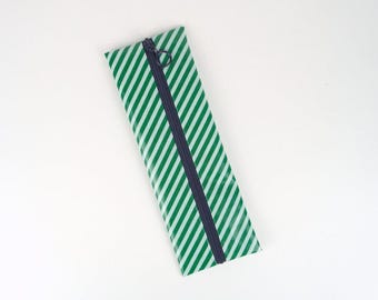 Toothbrush case, flat cosmetic bag or pencil case