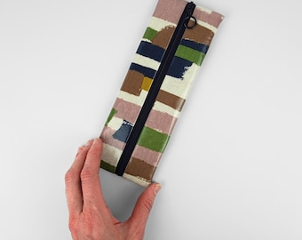 Toothbrush case, flat cosmetic bag or pencil case