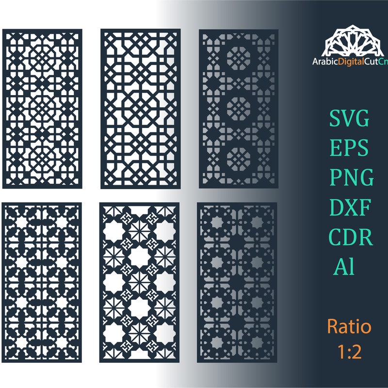 Saudi Pattern Cnc ArabicDigitalCutCnc - Etsy