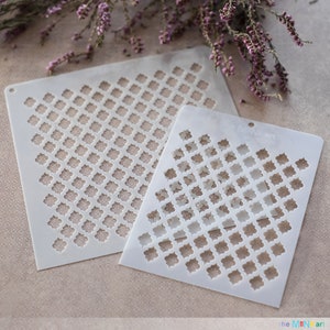 Stencil marocco clover, Craft stencil, Scrapbooking stencil, Painting stencil, Wall stencil, DIY Decor Stencil, Cake Stencil,Stencil Pattern