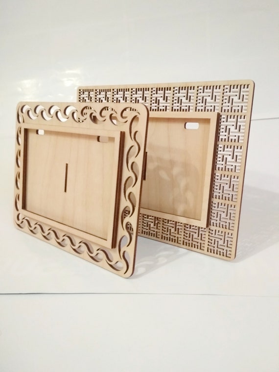 Download Photo Frame Laser Cut Svg Vector Files Vector Template Etsy