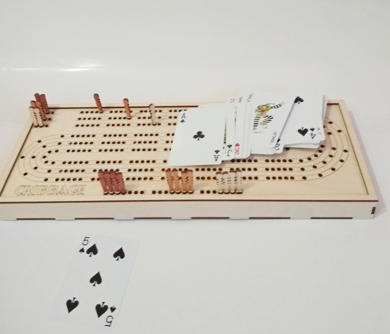 Cribbage Set Svg Vector Files Laser Cut. Dxf Pattern Board or Etsy