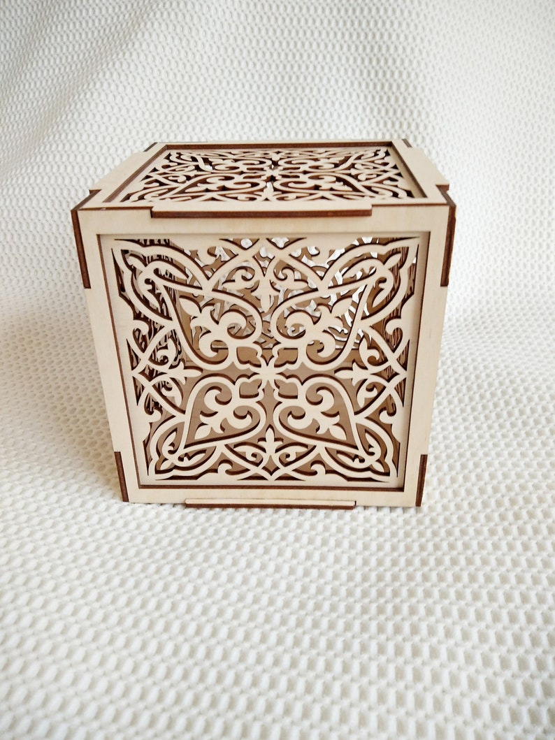 Download Carved jewelry box digital svg dxf template vector laser ...