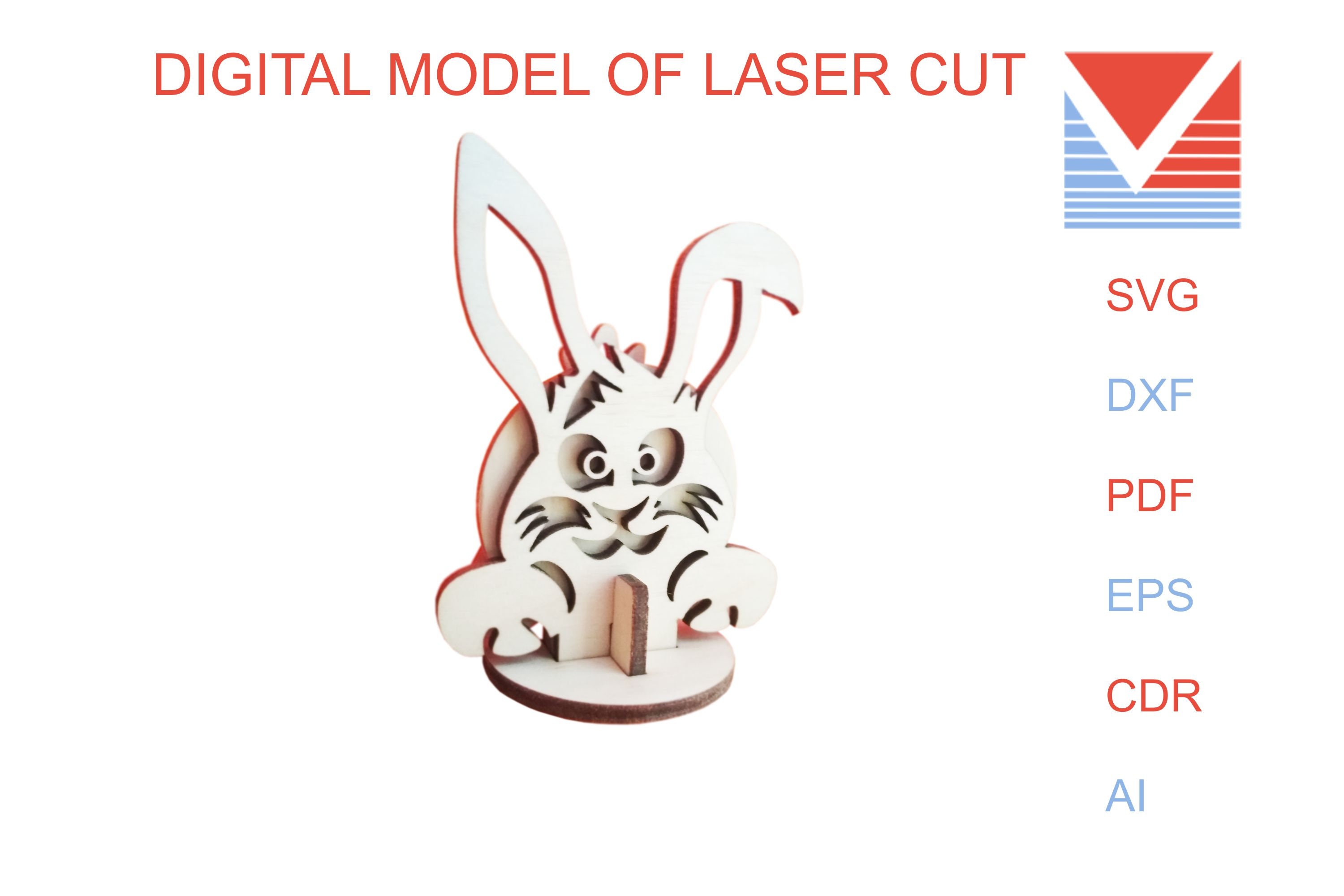 Download Bunny 3d Puzzles Toy Svg Files Svg Files For Cricut And Laser Etsy