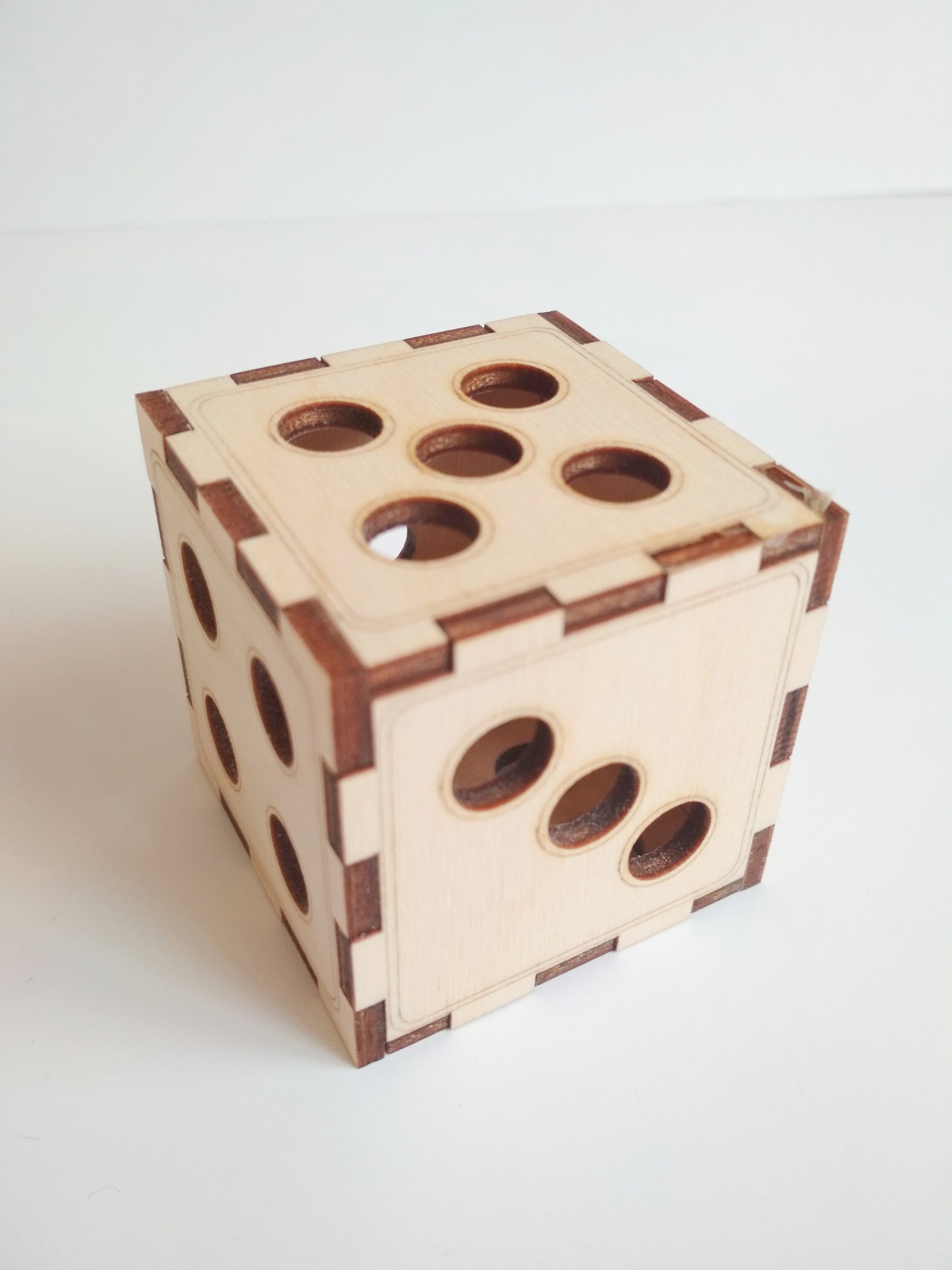 Dice SVG Vector files for Laser or CNC Cutting pencil holder Etsy