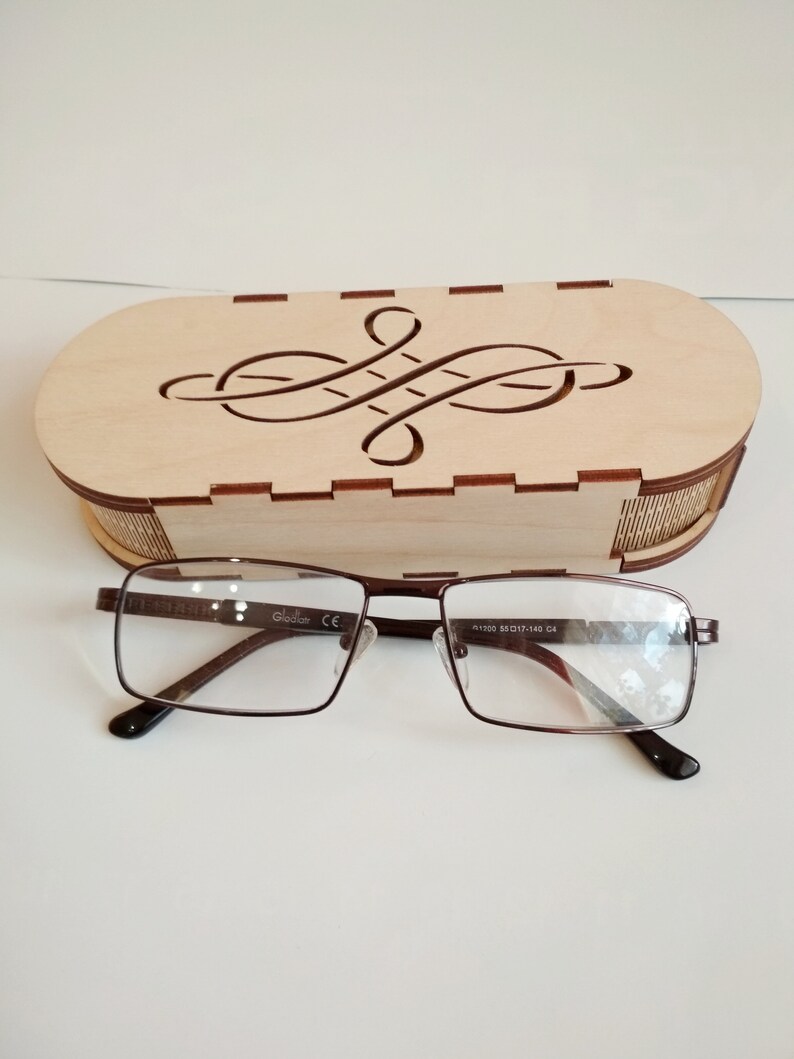 Glasses Case Vector Dxf Files Laser Cutting. SVG Pattern Laser Etsy