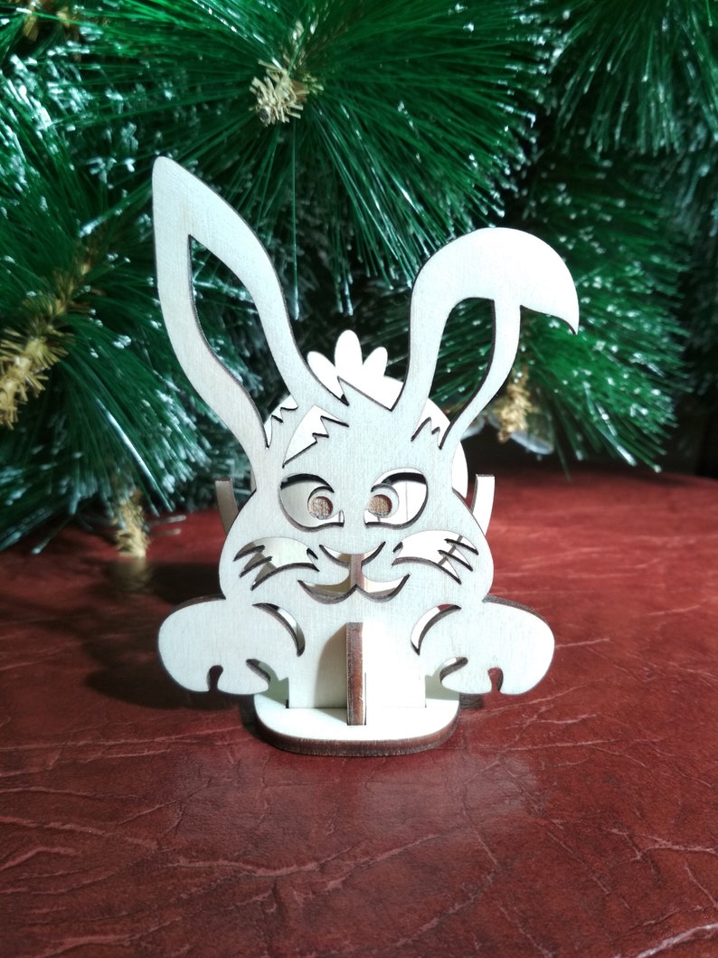 Download Hase 3D Puzzle SVG-Dateien der Osterhase Eihalter ...