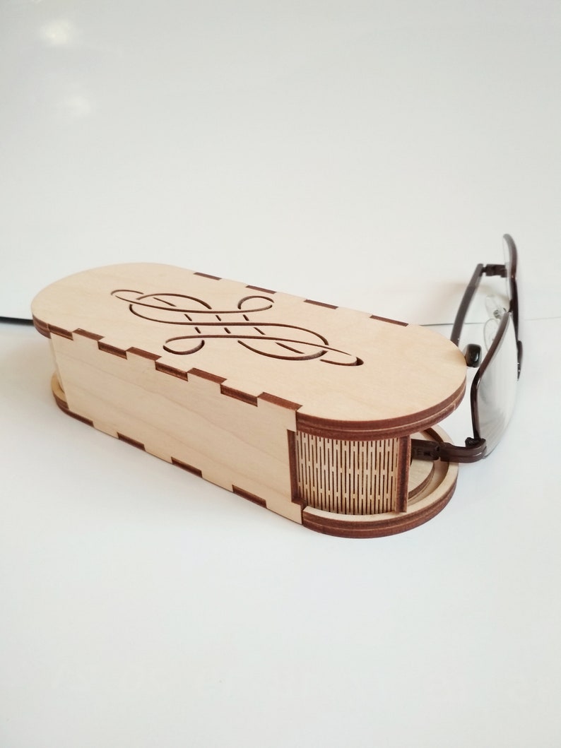 Glasses Case Vector Dxf Files Laser Cutting. SVG Pattern Laser Etsy