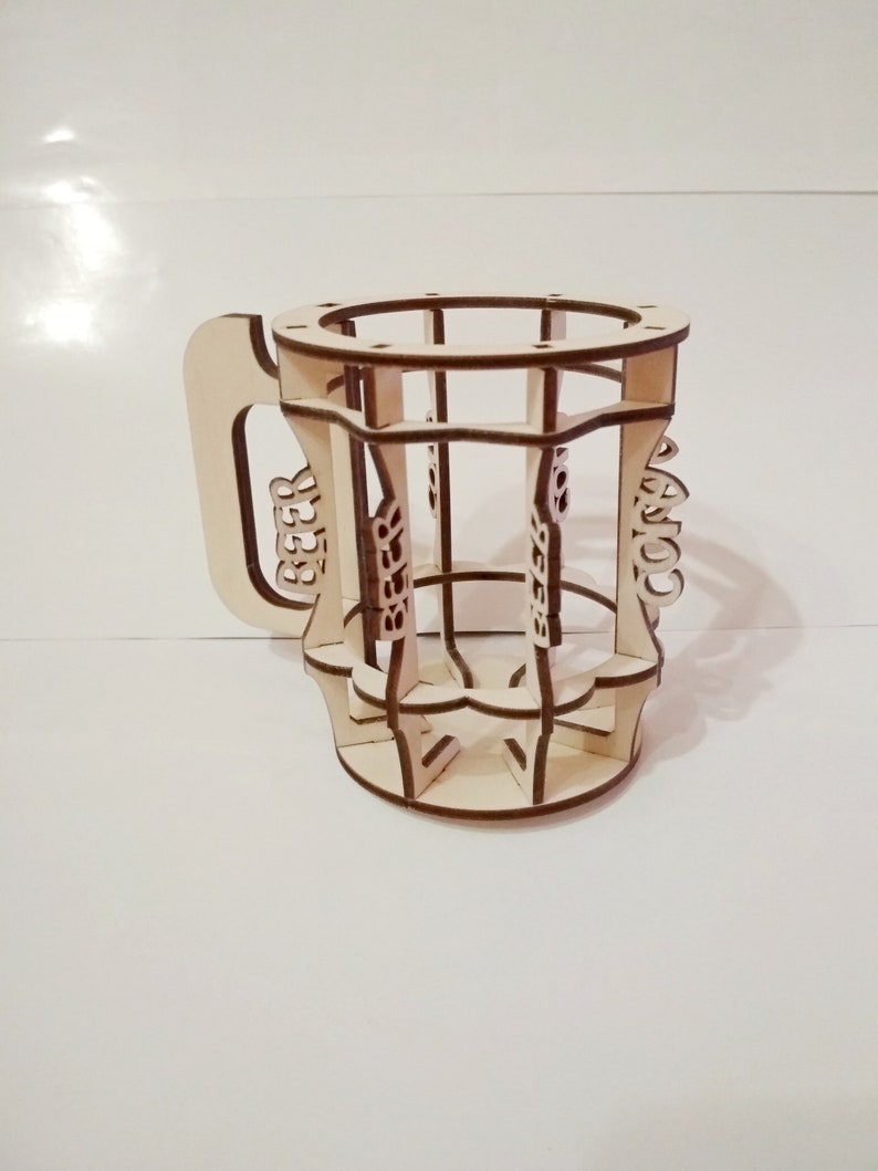 Download Beer rack vector svg files laser cut or cnc. DXF Pattern ...