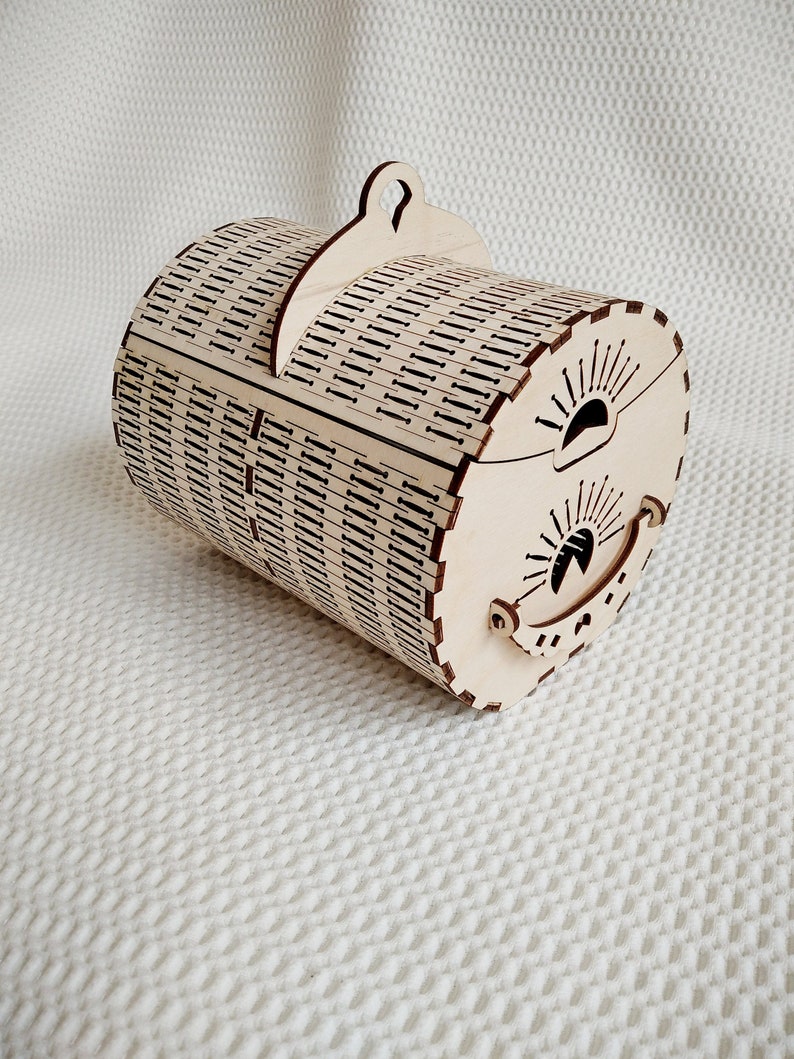 Download Oval jewelry box digital svg dxf files vector template for ...