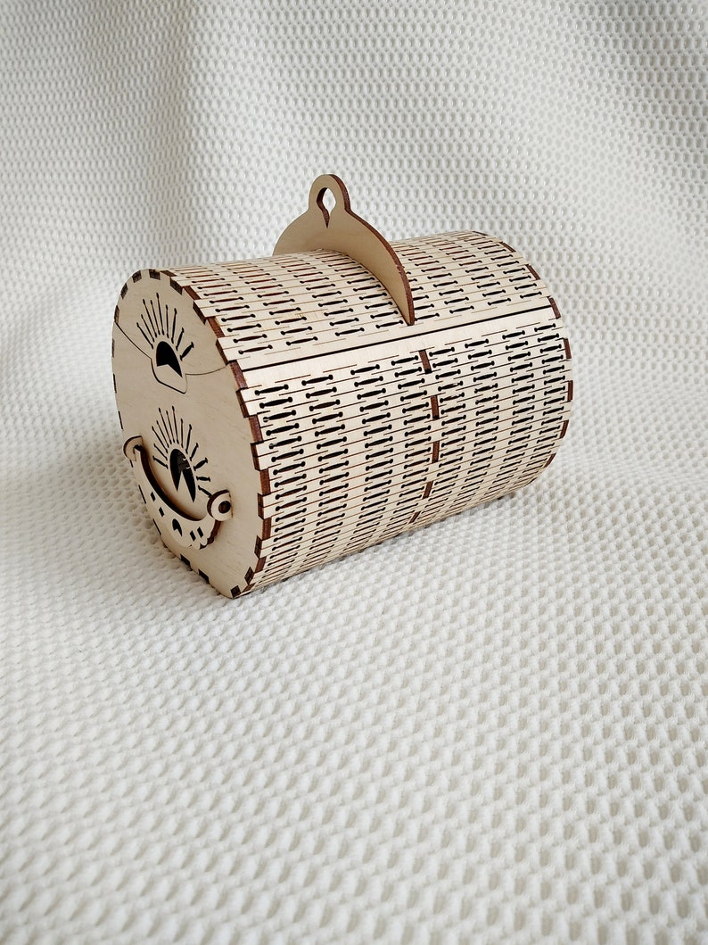 Download Oval jewelry box digital svg dxf files vector template for ...