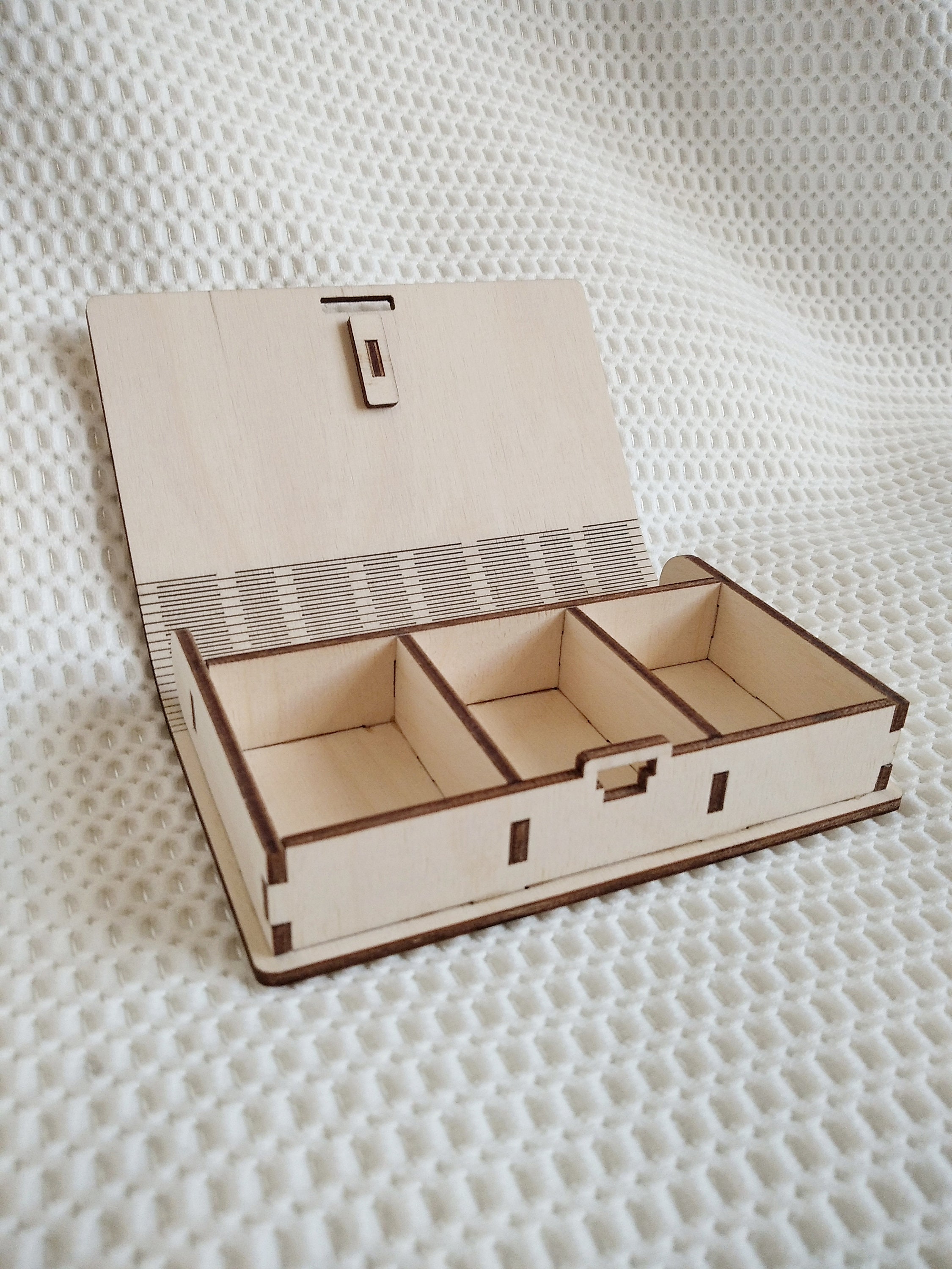 Pill box vector template svg dxf files for laser cut. Laser Etsy