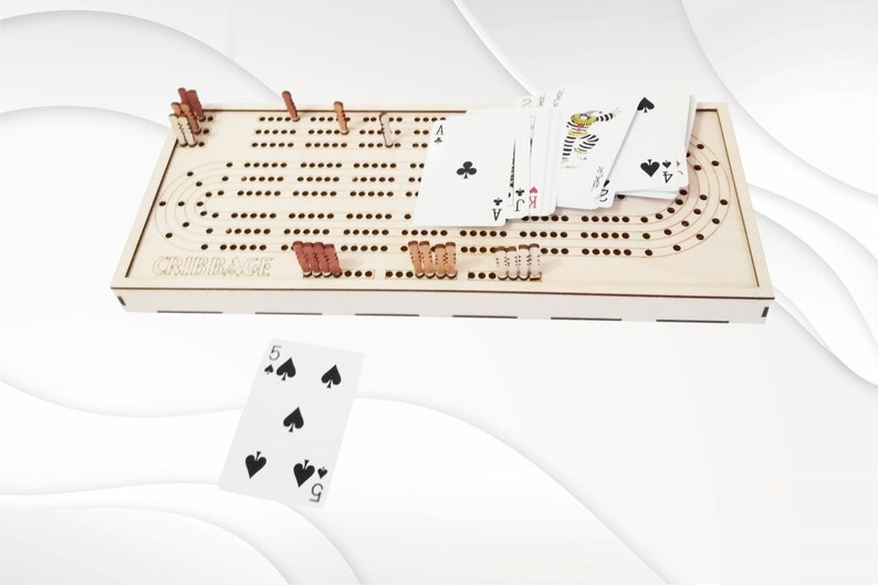 Cribbage Set Svg Vector Files Laser Cut. Dxf Pattern Board or Etsy