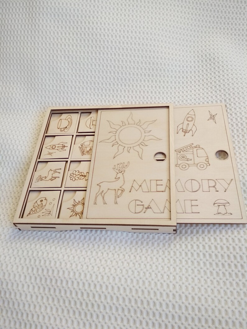 Memory board game svg dxf vector files template laser cut. Etsy