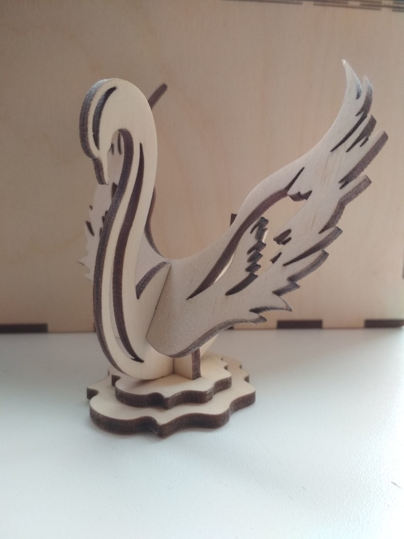 Download Wooden 3d Puzzle Swan For Collection Animal Figurines 3d Puzzles Toy Bird Svg Files Svg Files For Cricut And Laser Cutting Jigsaw Puzzles Puzzles Vermontorganics Com