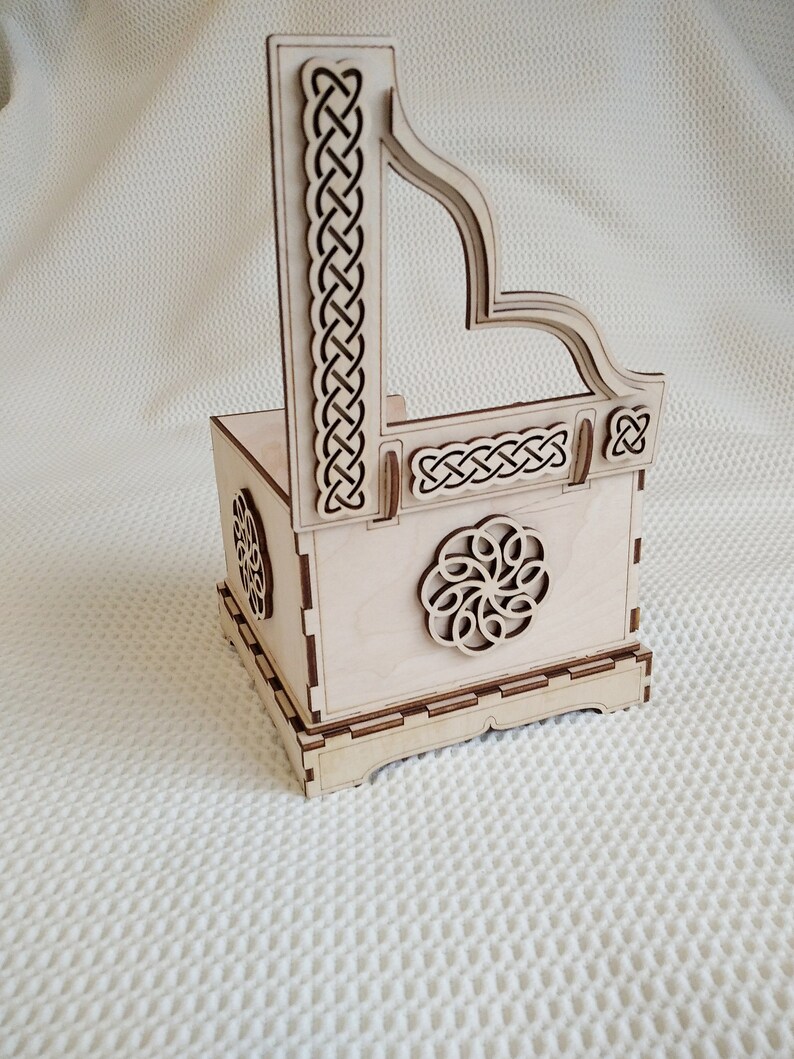 Napkin Holder Svg Dxf Files Vector Template Laser Cut. Napkin Etsy