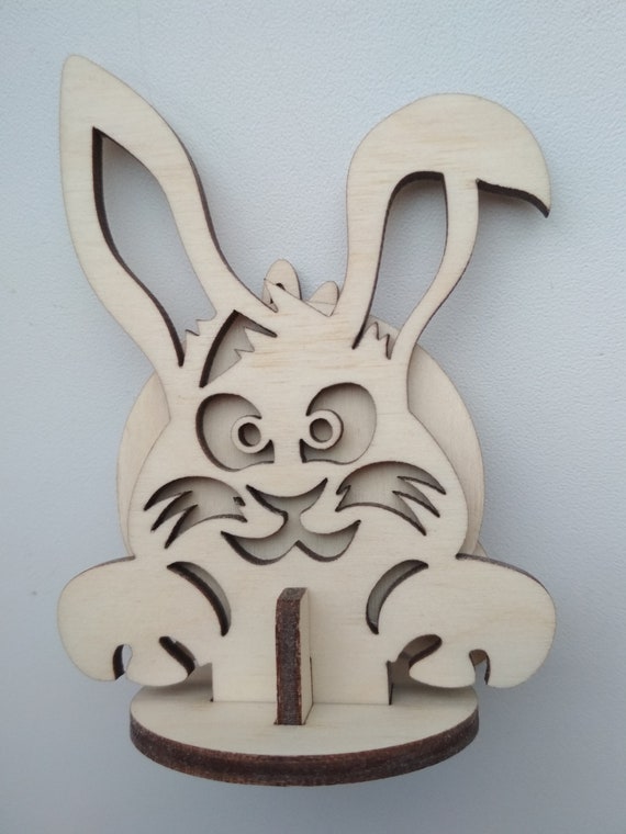 Download Bunny 3d Puzzles Toy Svg Files Svg Files For Cricut And Laser Etsy