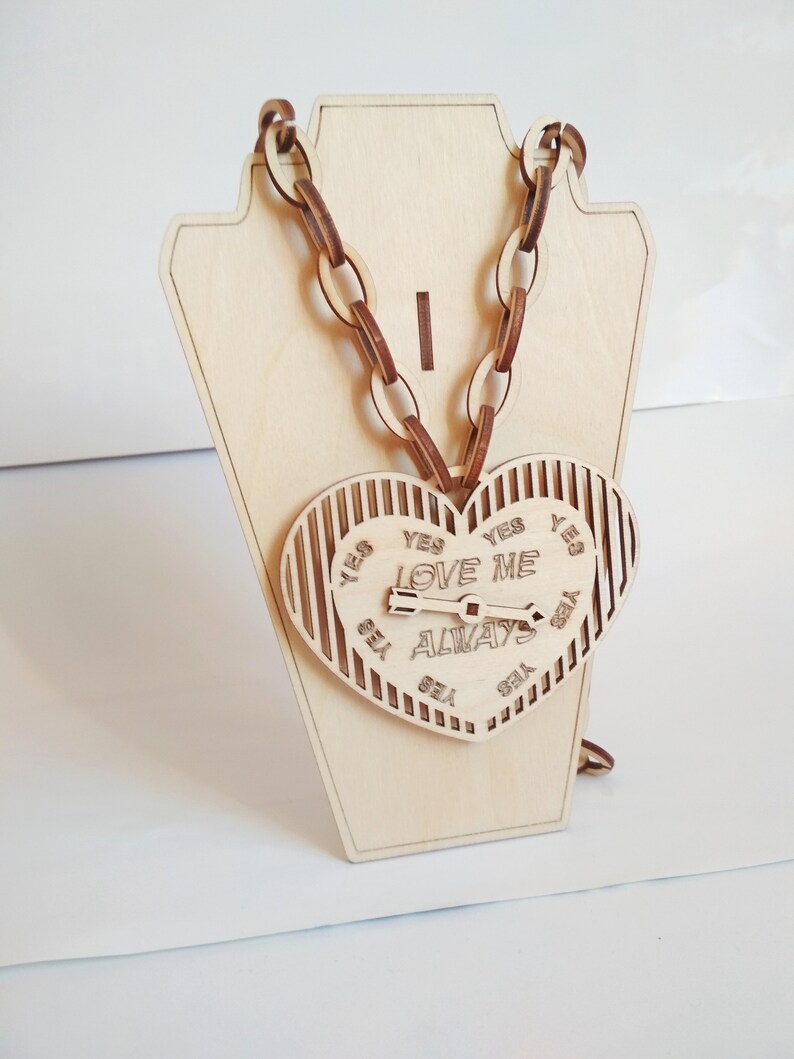 Download Necklace display vector svg dxf files for laser cut. Stand ...