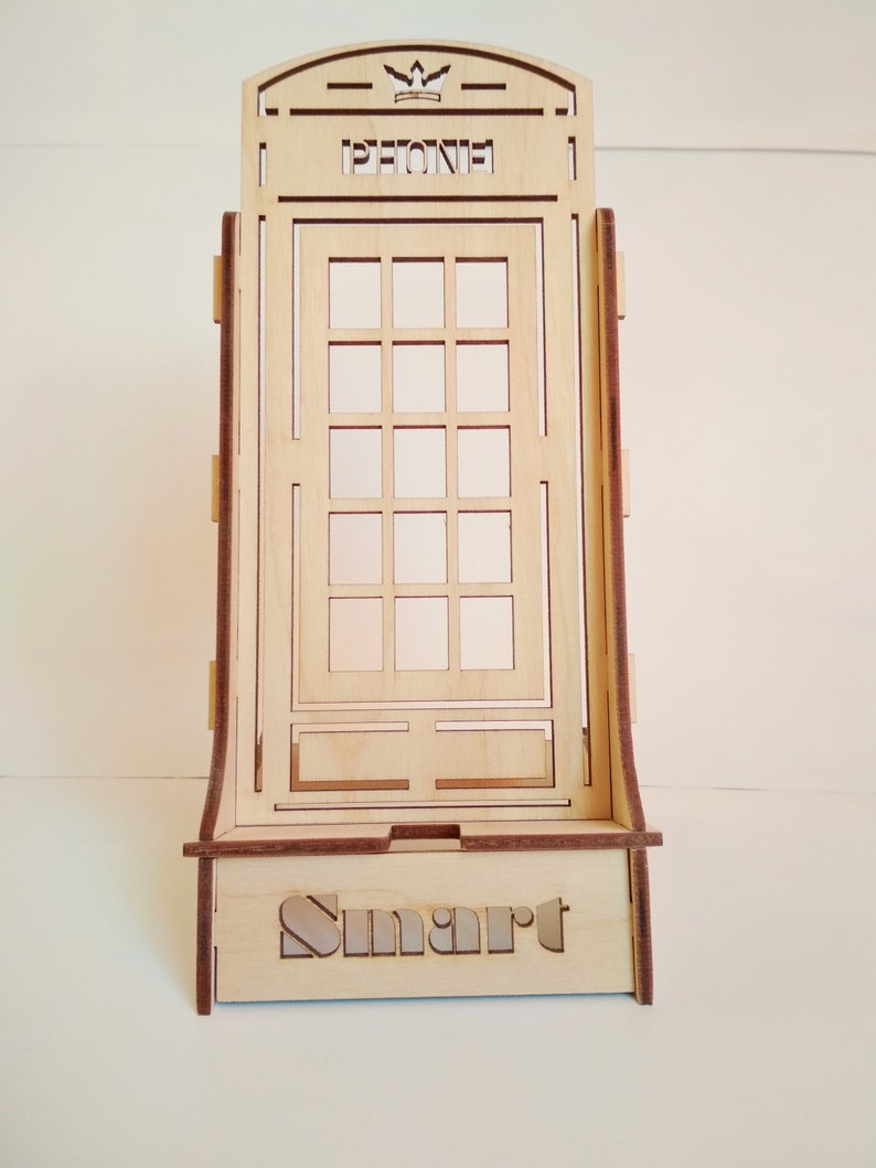 Download Phone Stand holder vector svg files for laser cut. DXF | Etsy