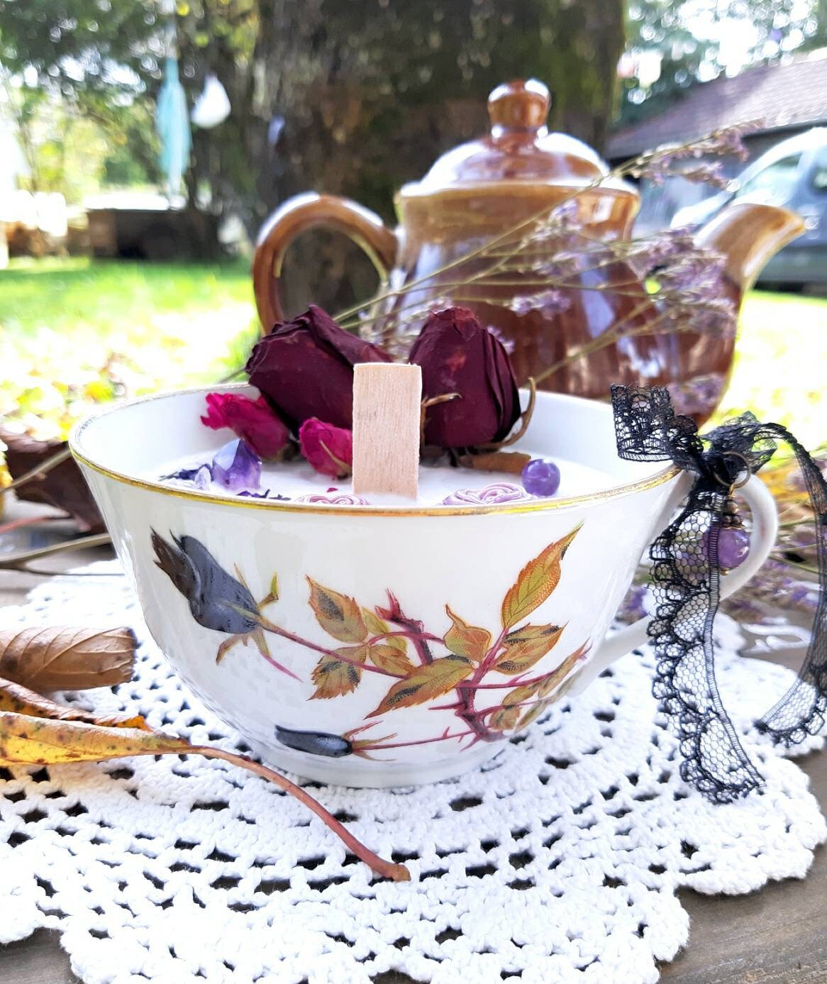 Bougie Parfumée Senteur Violette Sucrée