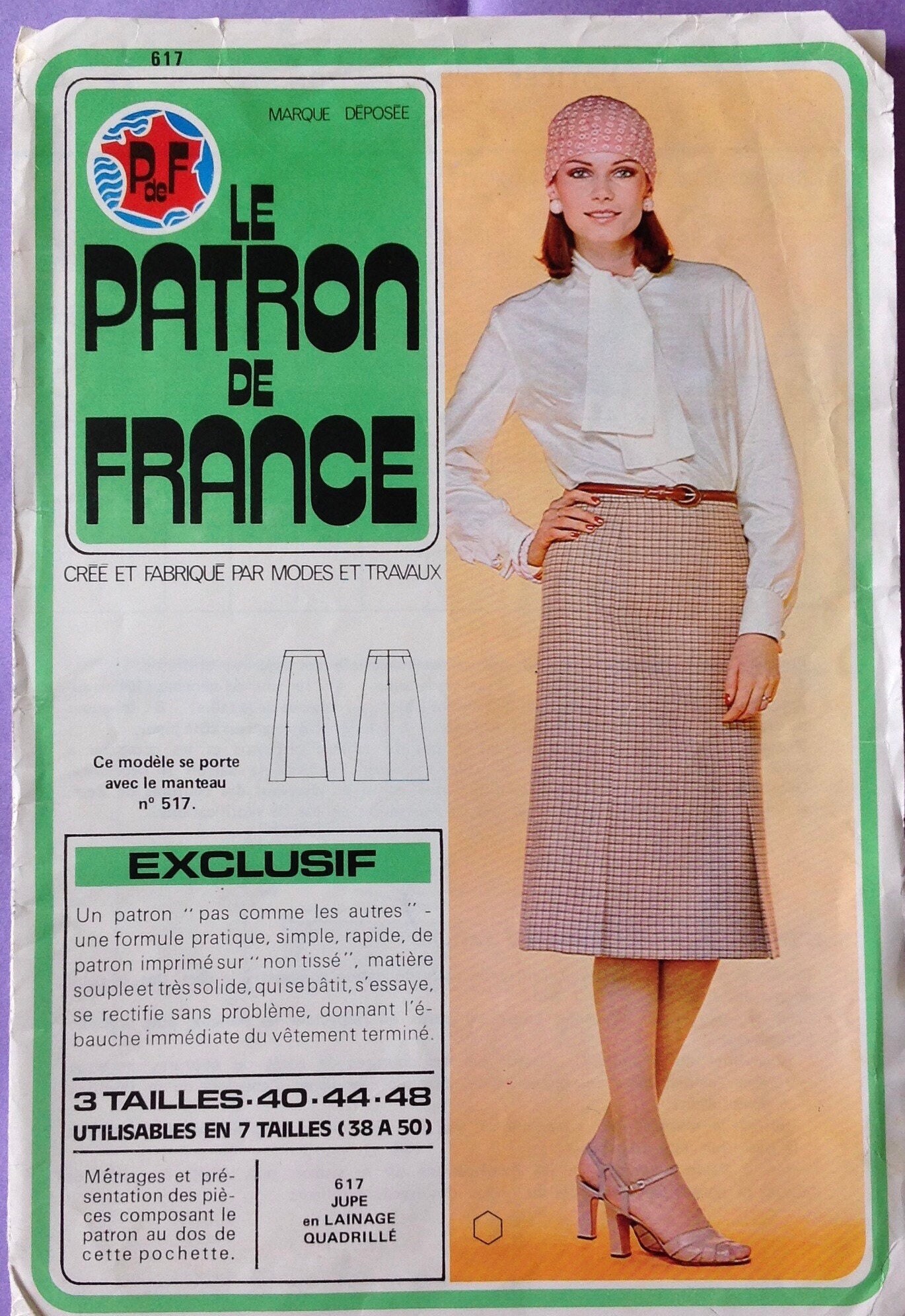 【1940s】Vintage French Linen Skirt フランス製 AC_Oct112024_NamuProductShots_