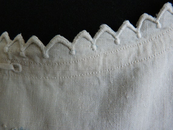 1900's Unworn Antique French Metis Linen Monogram… - image 4