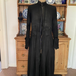 french antique cassock coat