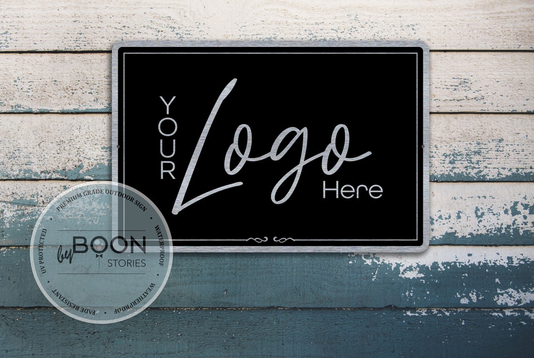 Custom Logo Sign Business Logo Creative Business Sign Hanging Sign ...