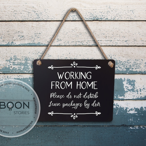 Настраиваемый знак &laquo;работа з дома&raquo; | Полззвательский | висячих знаков | на подmmo ползовательского дизайна ползоватеstituire Ползовательский, пожалйста, не стччите и не звоните