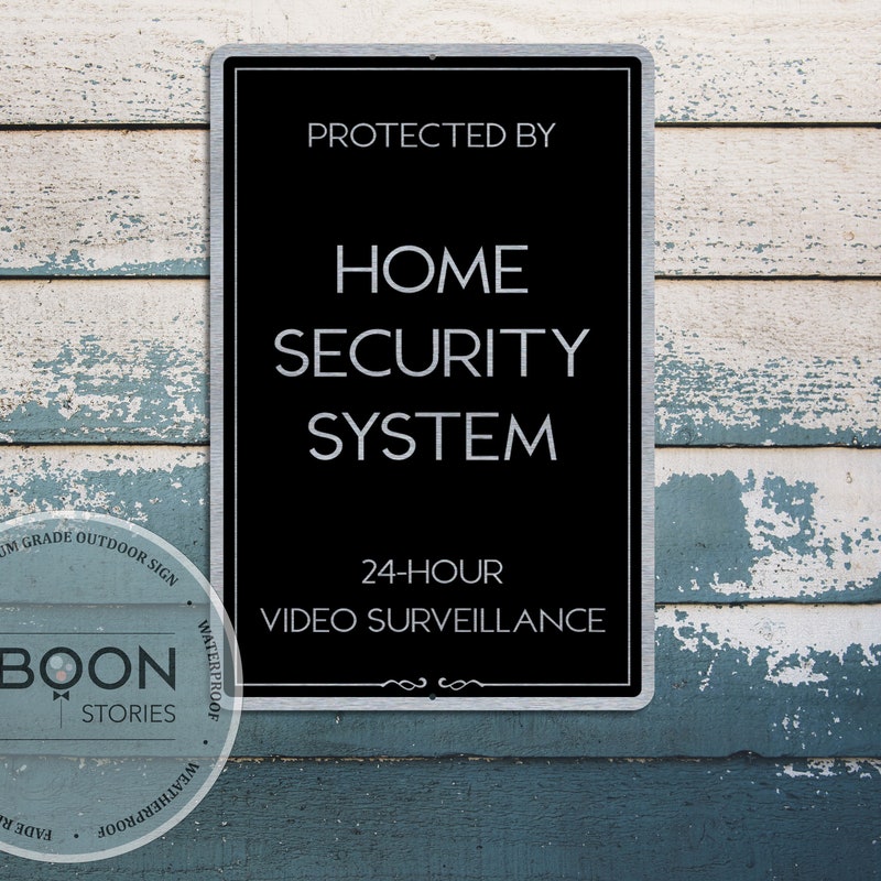 Security Signs - Etsy