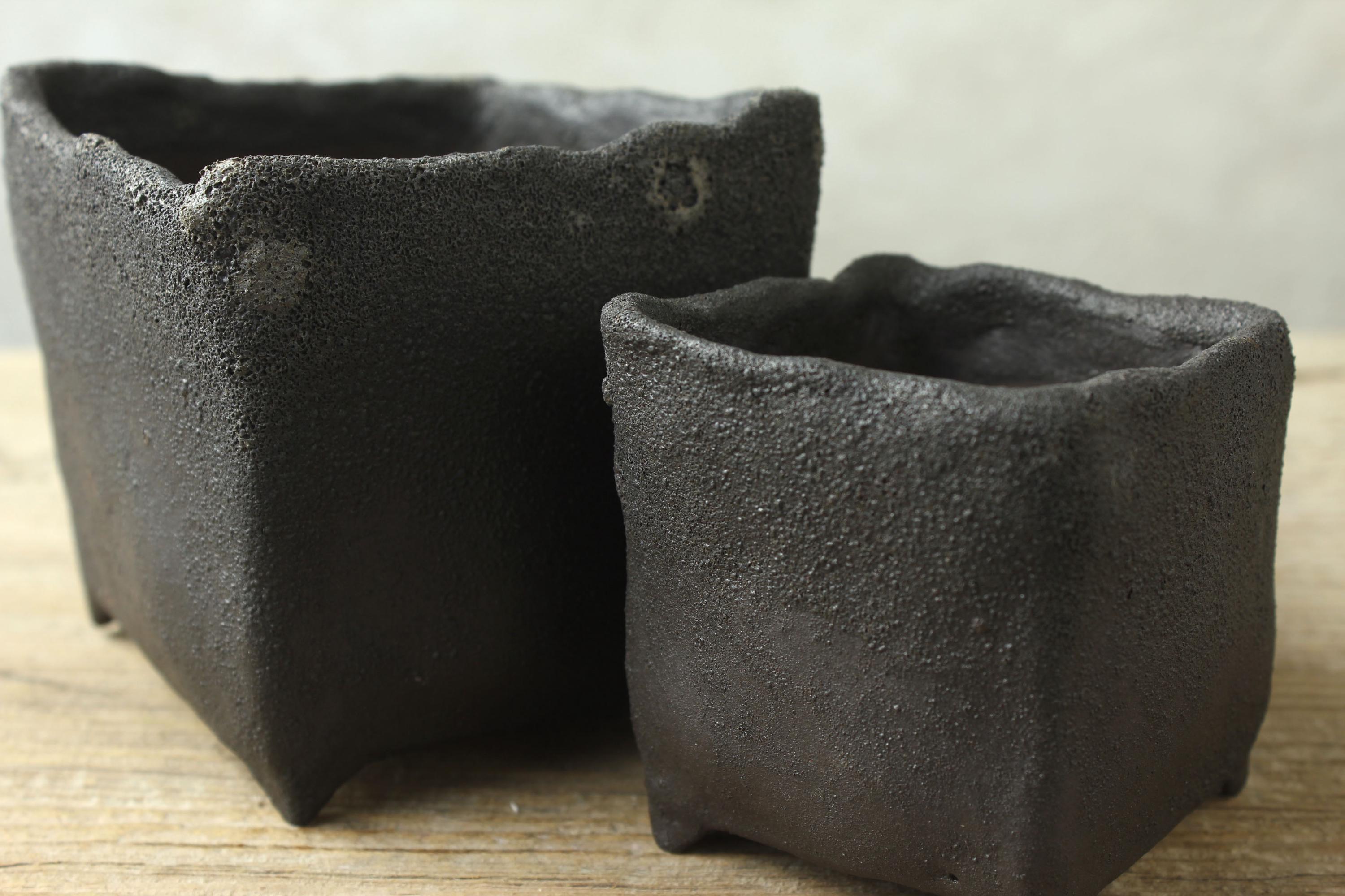 Set 4 Mini Vasi In Ceramica Smaltata Per Piante Grasse E Cactus – Con Foro Di Drenaggio, Fattti A Mano, Ideali Per Regalo, 6,9x8,9 Cm - 3