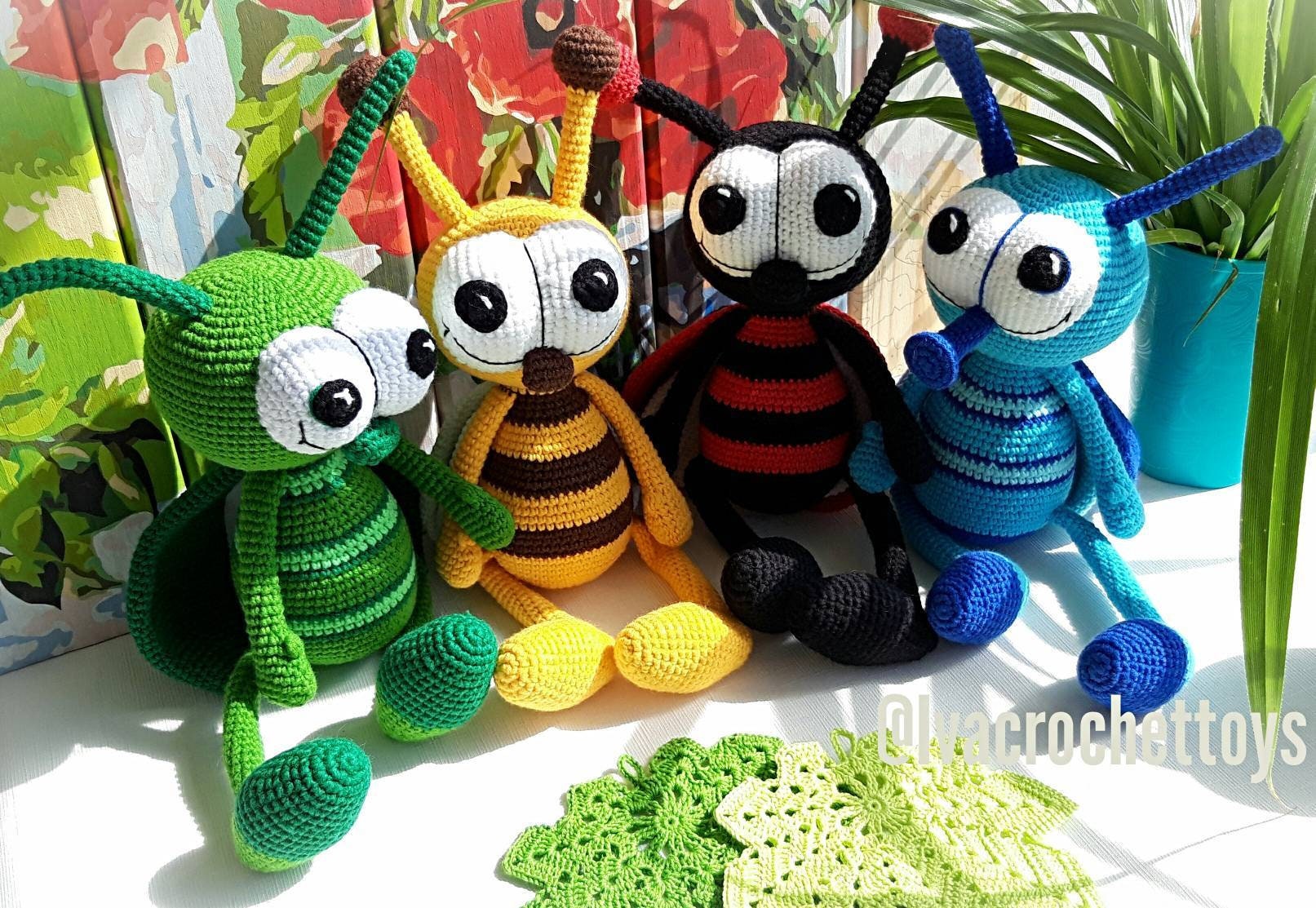 stuffed bugs