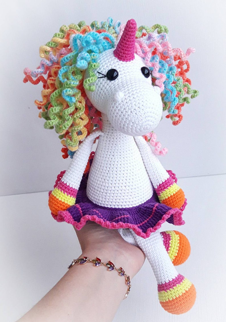 Magic rainbow unicorn toy for girl Christmas giftstuffed Etsy