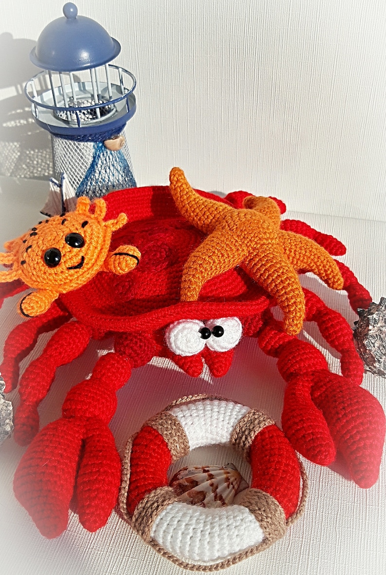 giant stuffed animal crab