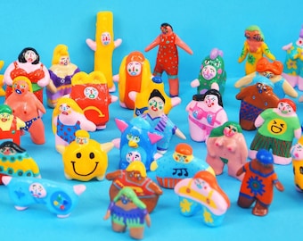 Buy your friends, Clay figurines,