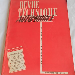 Revue Technik Automobil Simca Vedette Citroen DS19 Französisches Werkstatt-Handbuch Magazin